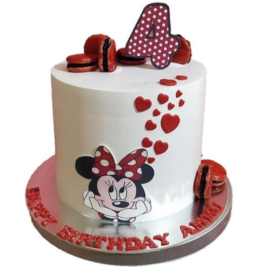 Minnie Mouse Cream Cake