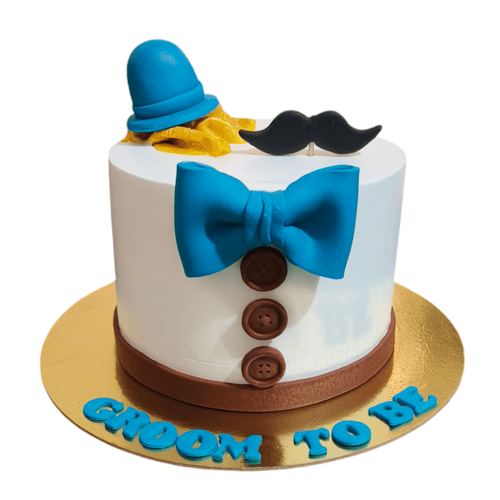 Moustache Theme Cake