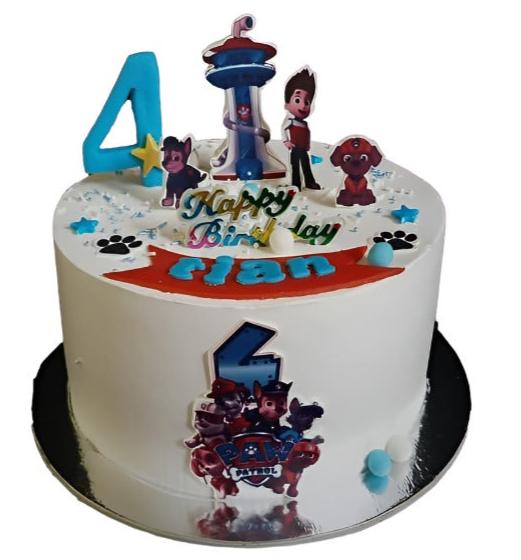 Paw Patrol Cream Cake