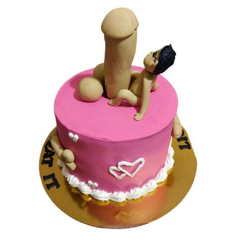 Penis Cake for Bachelorette Party - View 2