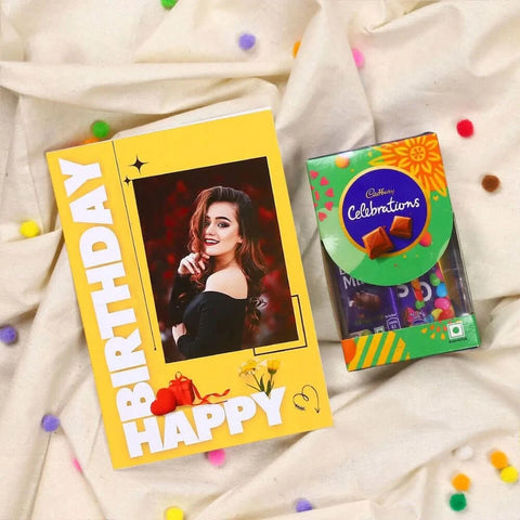 Personalized Birthday Greeting and Cadbury Celebrations