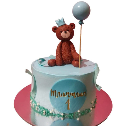 Playful Teddy Bear Cake