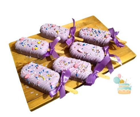 Rainbow Sprinkle Cakesicle