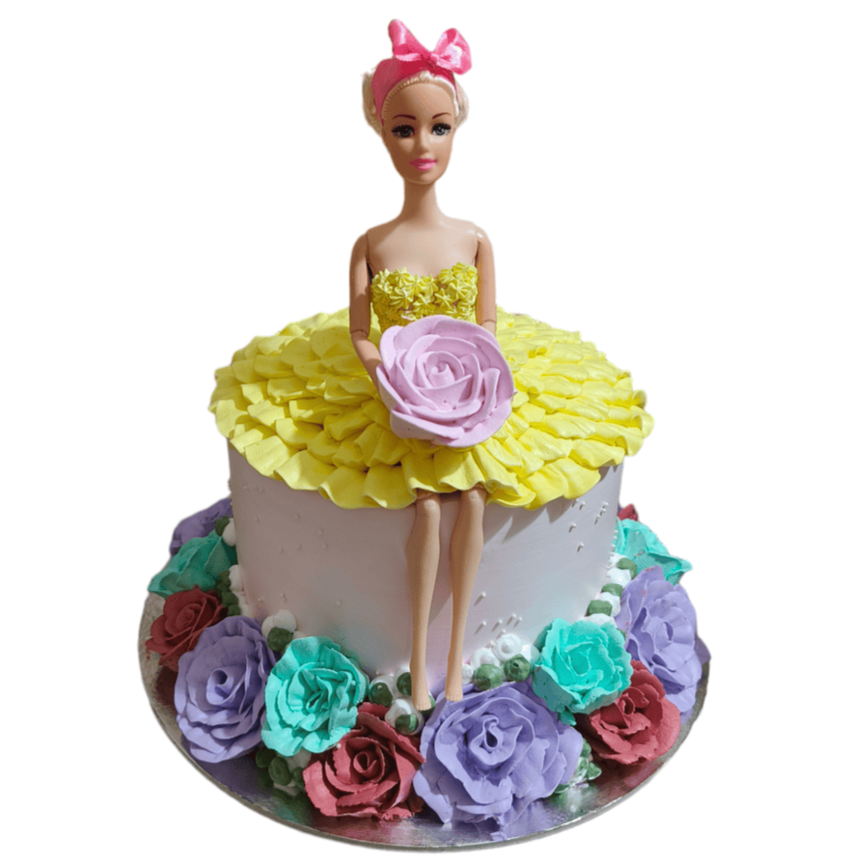 Rosy Barbie Cake