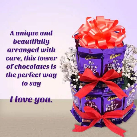 Royale Delights Cadbury Chocolate Tower - View 2