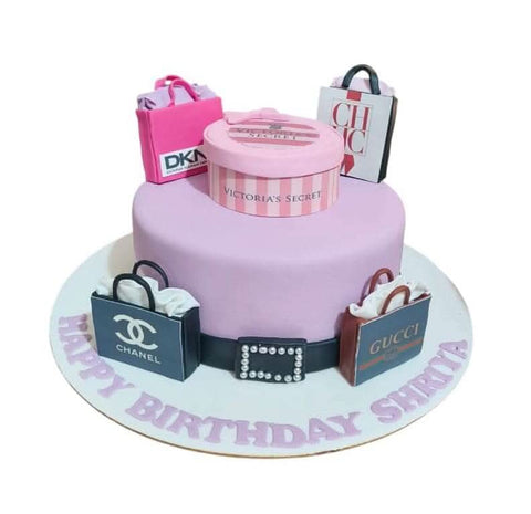 Shopping Theme Cake