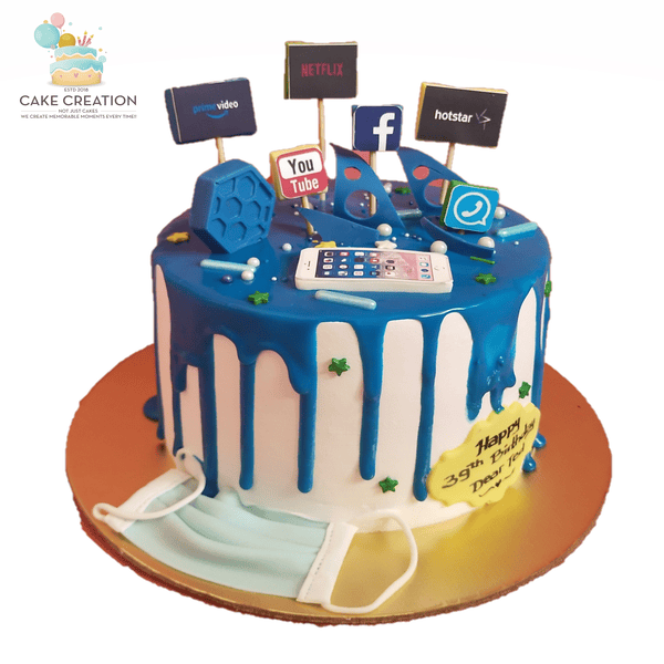 Social Media Cake