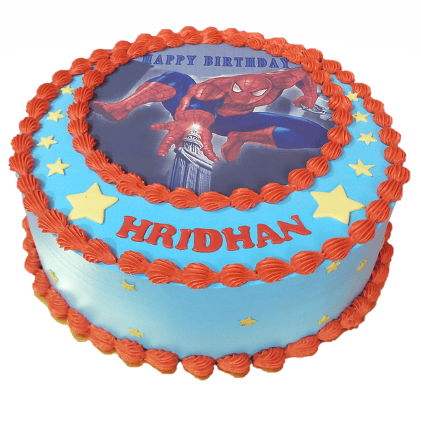 Spiderman Poster Cake