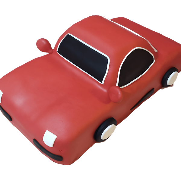 Strawberry Fondant Car Cake