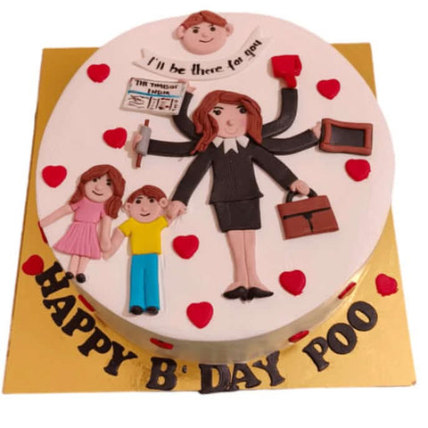 Super Mom Birthday Cake