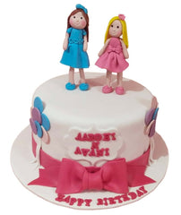 Twins Birthday Cake