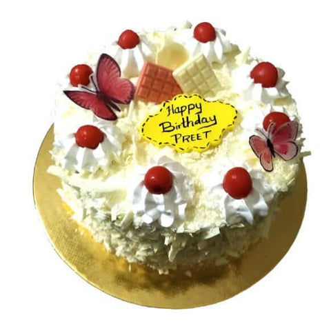 White Forest Cake