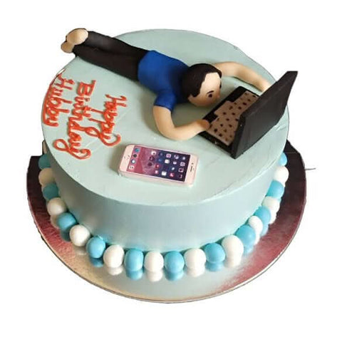 Work From Home Cake - View 4