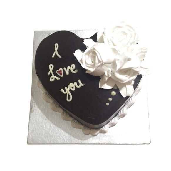 Chocolate Heart Shape Cake