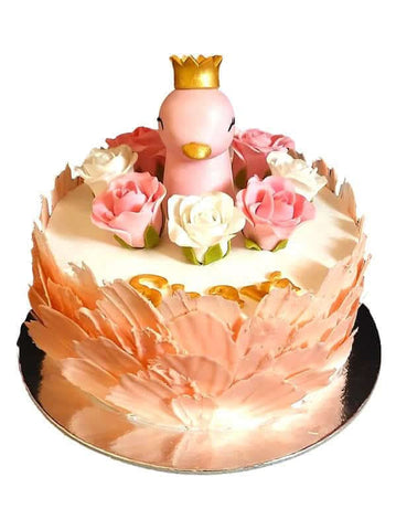 Flamingo Birthday Cake