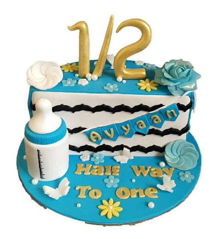 Half Way to One Cake - View 3