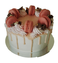 Macaroon Fresh Flower Cake