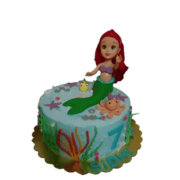 Mermaid Cup Cake 1