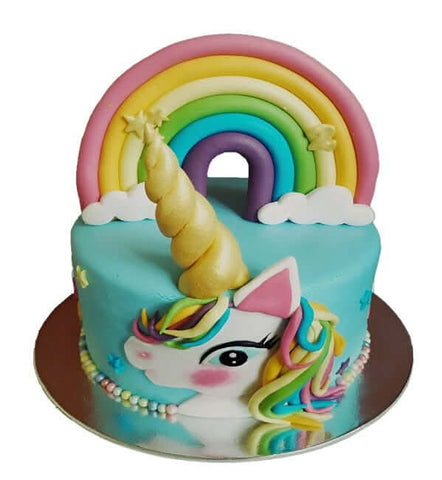 Unicorn Rainbow Cake