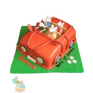Peppa Pig Car Cake | Cake Creation | Cake Delivery Online | Bangalore’s Best Baker