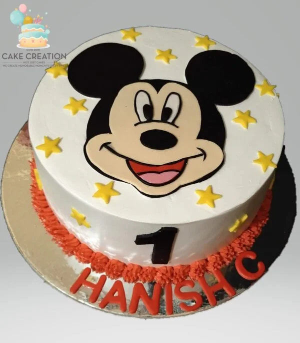 Monty's Cakes - Mickey Mouse theme cake for 1st birthday celebration😍  #montyscakes #themecake | Facebook