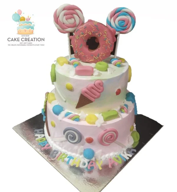 Candy Theme Cake Delivery Chennai, Order Cake Online Chennai, Cake Home  Delivery, Send Cake as Gift by Dona Cakes World, Online Shopping India