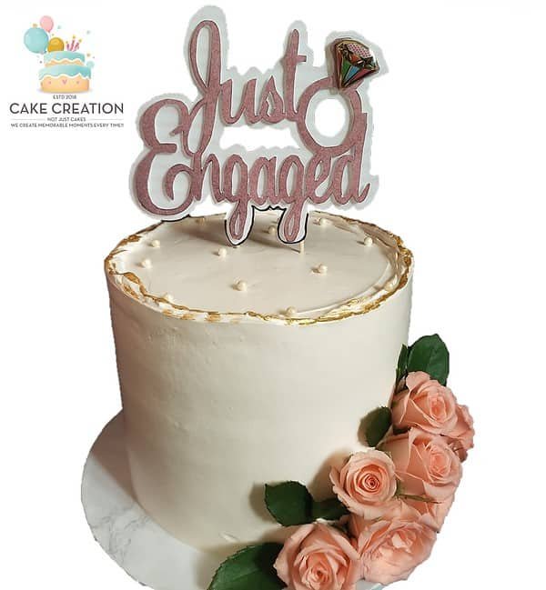 Sweet Treat - Just Engaged 😊 #customized #cakes #engagement | Facebook