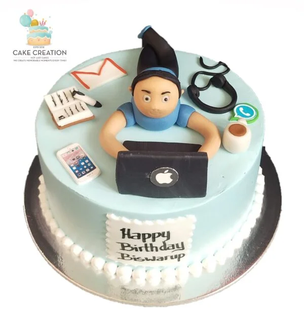 Workaholic CA cake | Cake for husband, Themed birthday cakes, Birthday cake
