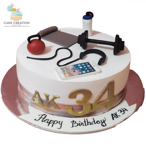 GYM Lover Cake, Customized Cake Shop in Hyderabad