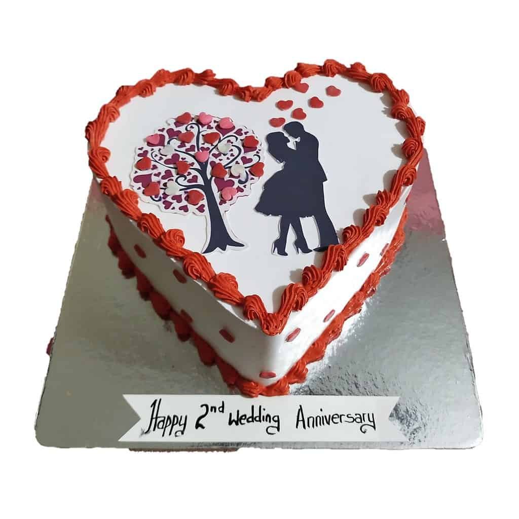 Anniversary Wedding & Anniversaries Cake, A Customize Wedding & Anniversaries  cake