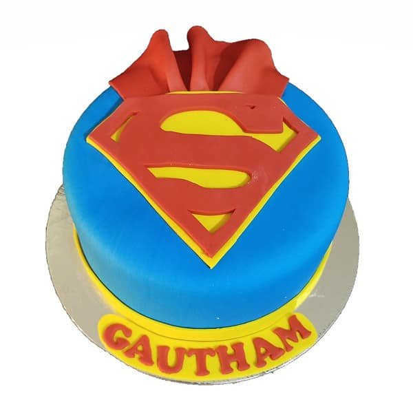 Super Man Custom Specialty Birthday Cake NJ