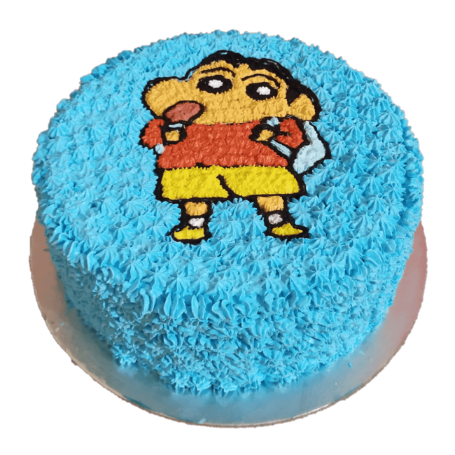 Send Shinchan At The Beach Cake Gifts To mangalore